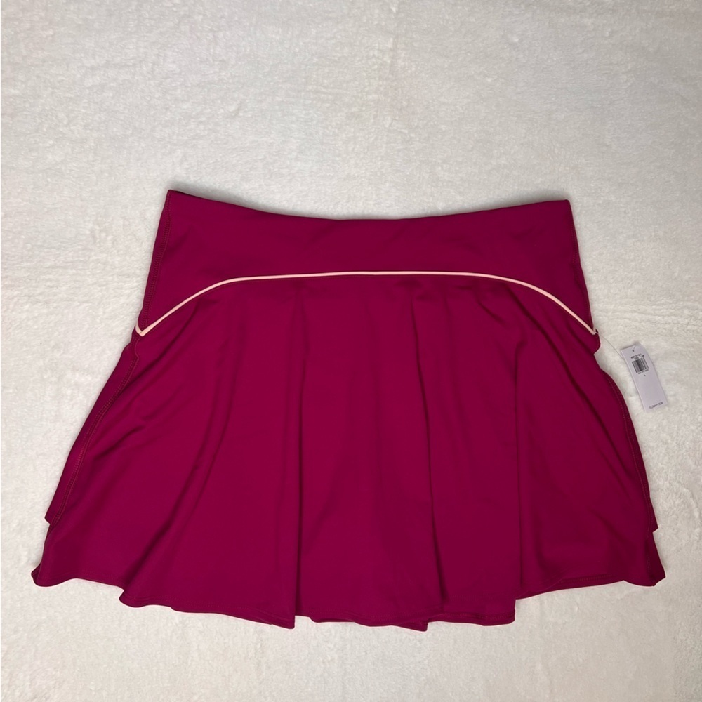Old Navy High-Waisted PowerSoft Skort Size L NEW Magenta